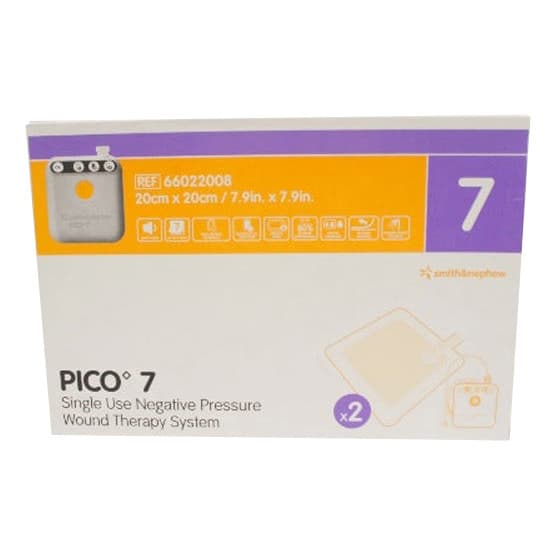 Pico 7 Negative Pressure Wound Therapy System, 7.9 x 7.9 inch - Case of 3 - Image 1