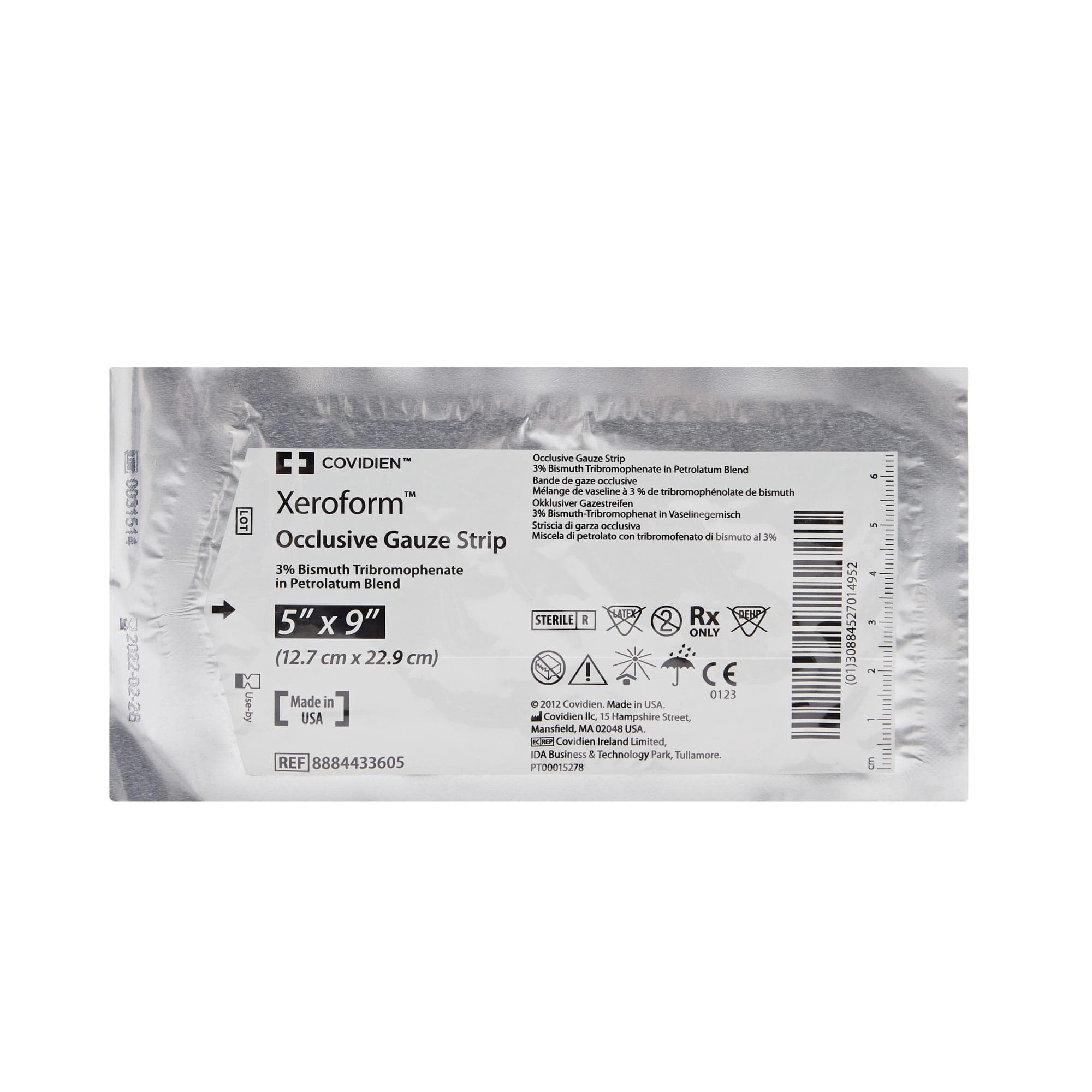 Xeroform Petrolatum Impregnated Gauze Dressing, Sterile, 5" x 9" - Image 1