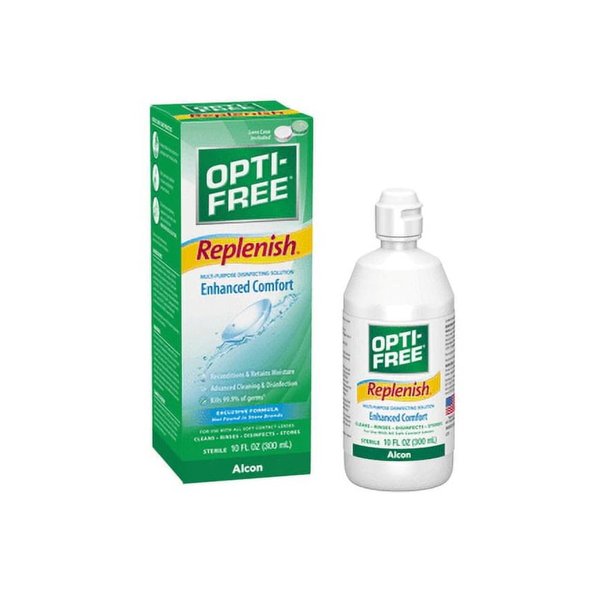 Alcon Opti-Free Replenish Multi-Purpose Disinfecting Solution, 10 oz - Image 1
