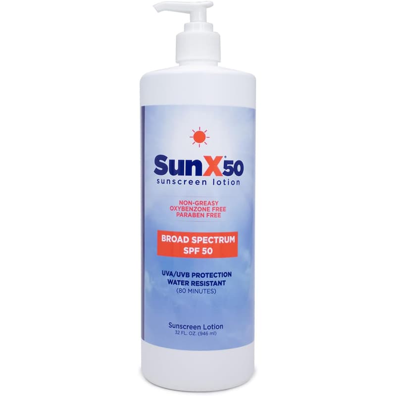 SunX 50+ Sunscreen Lotion, 32 oz