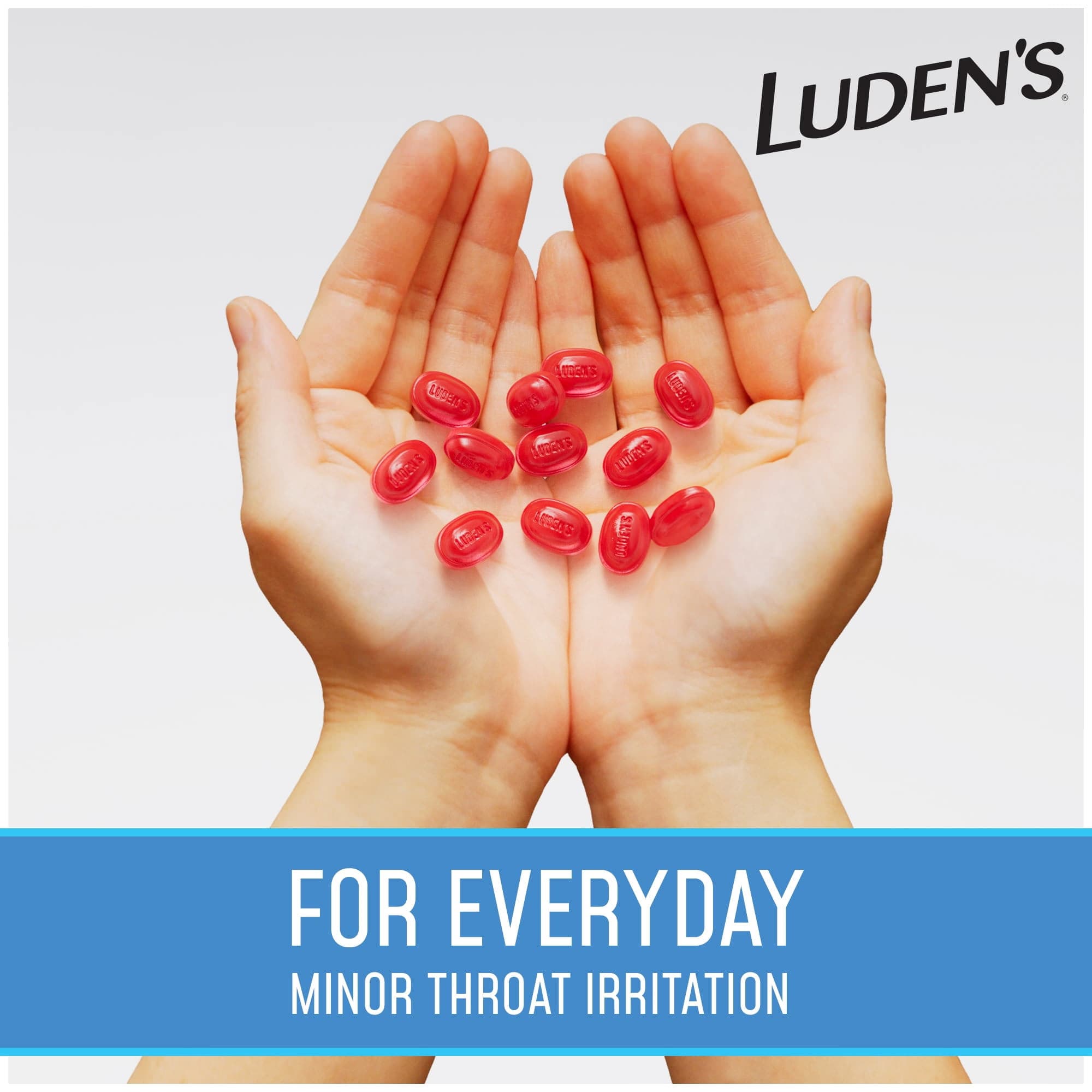 Luden's Wild Cherry Sugar Free Throat Drops - 25 Count - Image 4