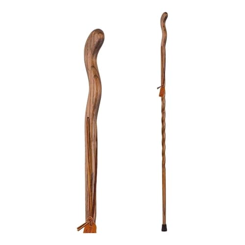 Mabis Brazos Twisted Oak Fitness Handcrafted Walking Stick - Image 4