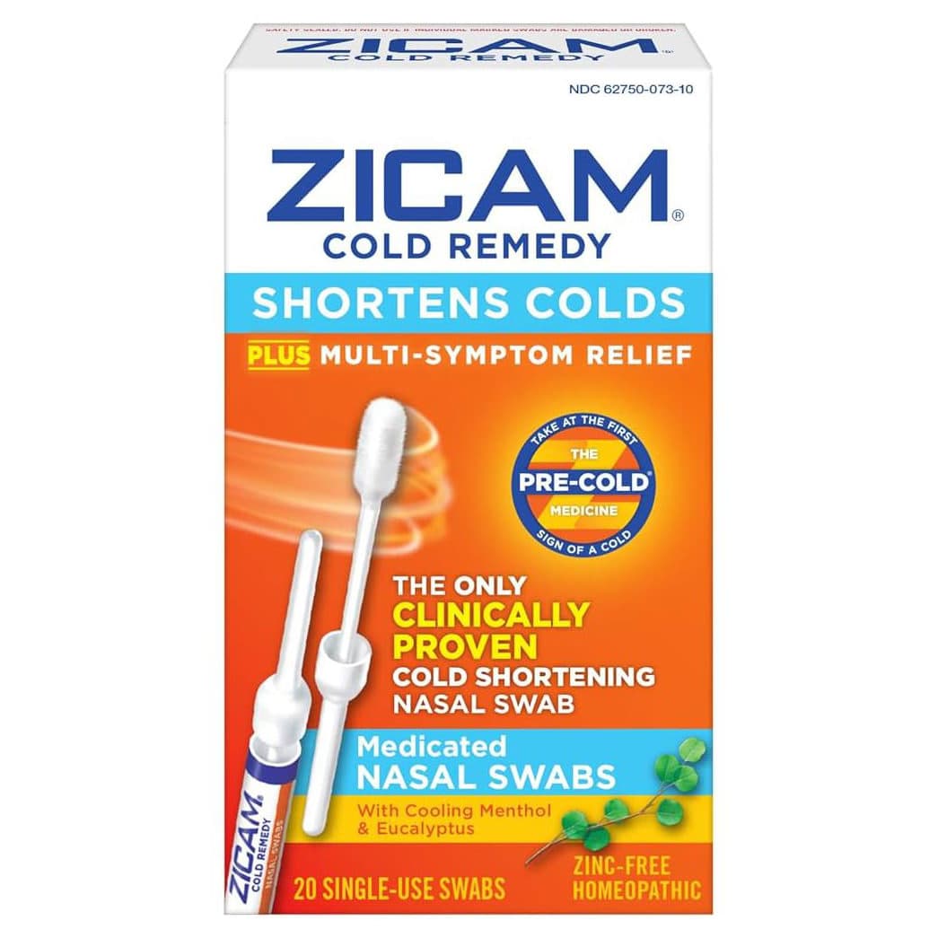 Zicam Cold Remedy Medicated Nasal Swabs - Case of 24 - Image 1