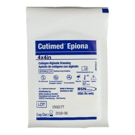 Cutimed Epiona Collagen Dressing, 4 x 4 Inch - Each - Image 1
