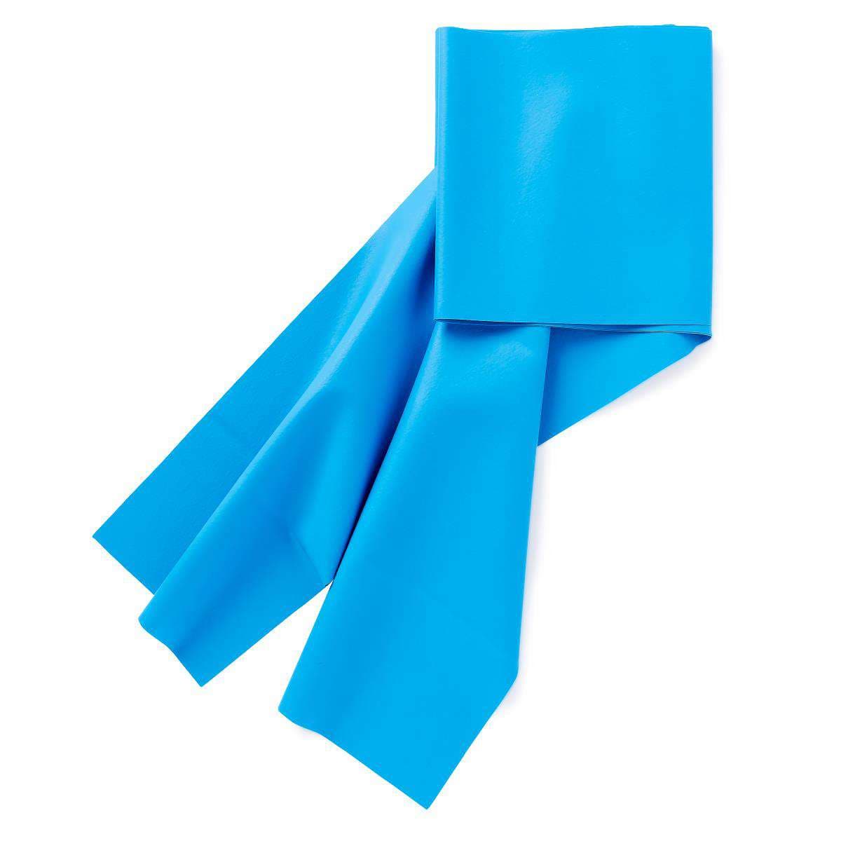 Medline Dry Natural Rubber Exercise Band, 50 Yards, Blue, Heavy - Image 1