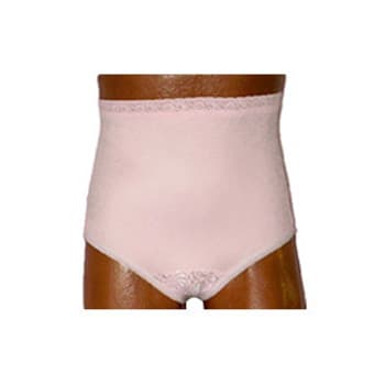 Options Ladies' Split-Crotch Brief with Ostomy Barrier Support, Left, L - Image 1