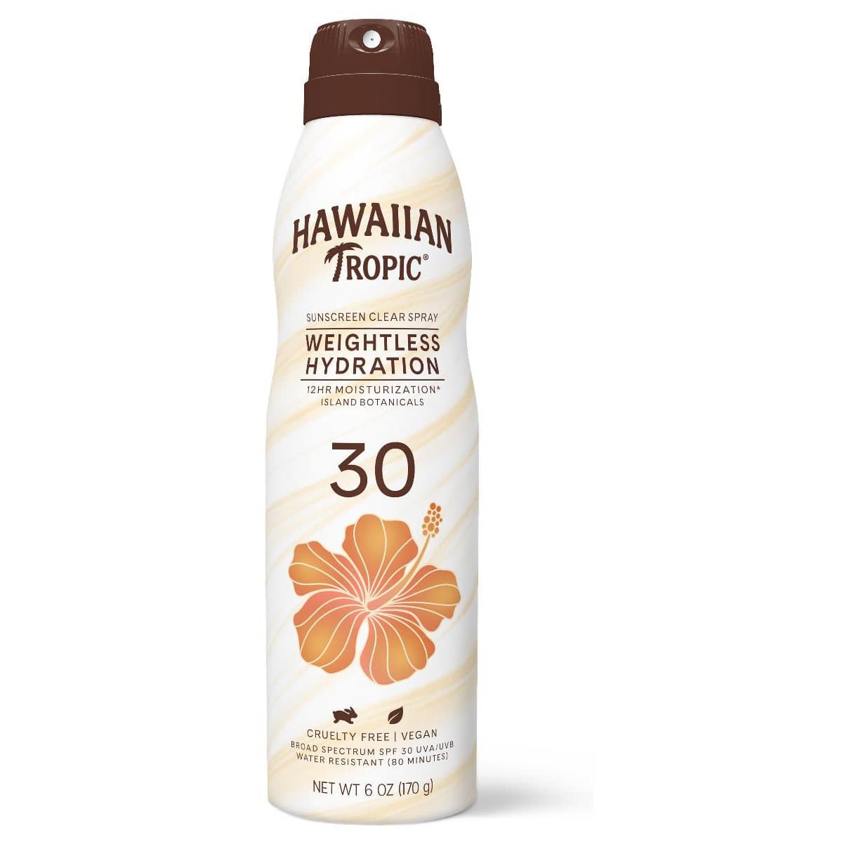 Hawaiian Tropic Weightless Silk Hydration Face Sunscreen Lotion, SPF 30, 6 oz - Case of 12 - Image 1