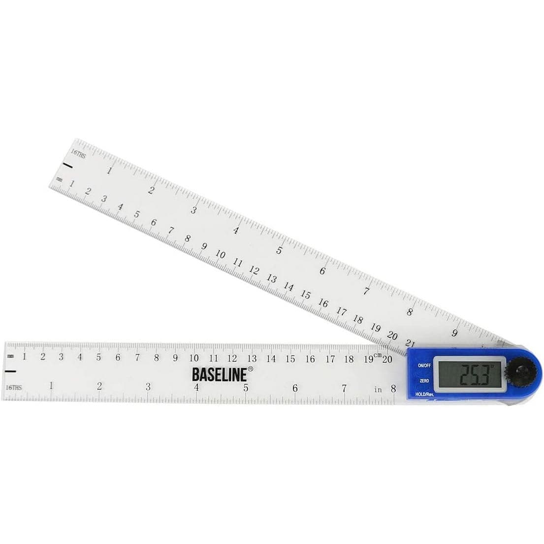 Baseline Digital 360 Degree Plastic Goniometer, 10 Inch - Image 1