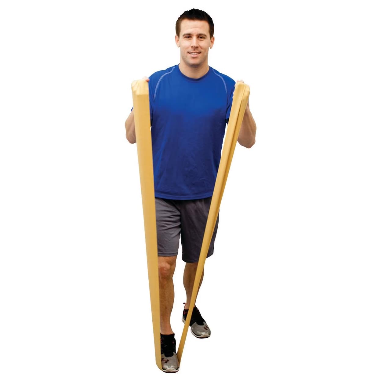 Val-u-Band Twin-Pak Exercise Band, Latex, peach, Extra-light - Image 1