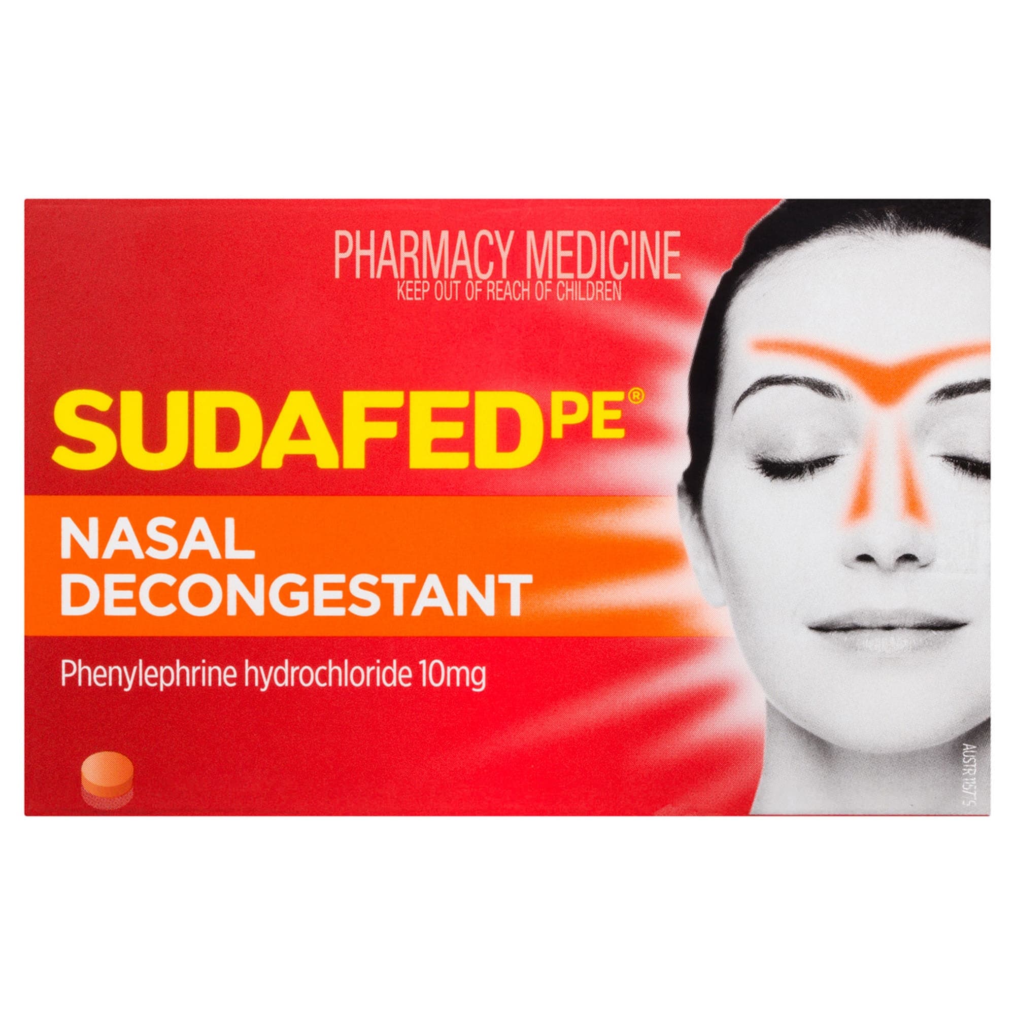 Johnson And Johnson Sudafed PE Sinus Nasal Decongestant Tablet - Image 2