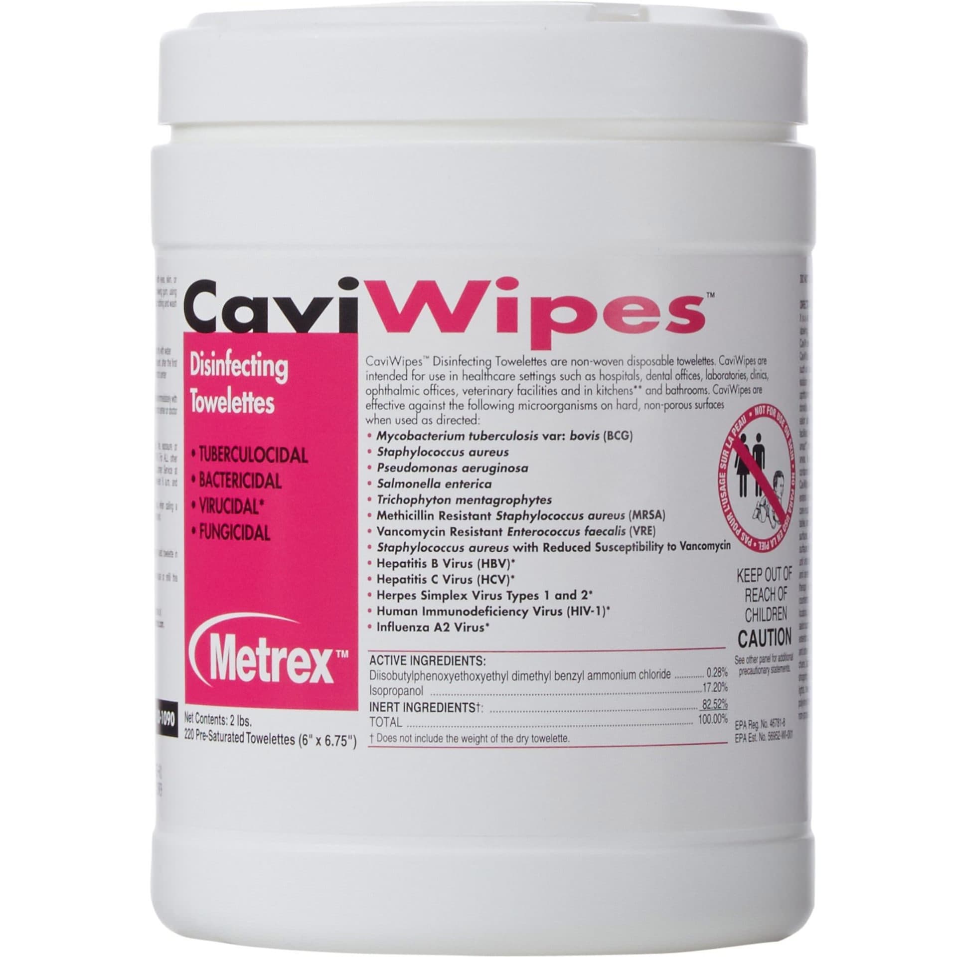 CaviWipes 6" x 6.75" - Each