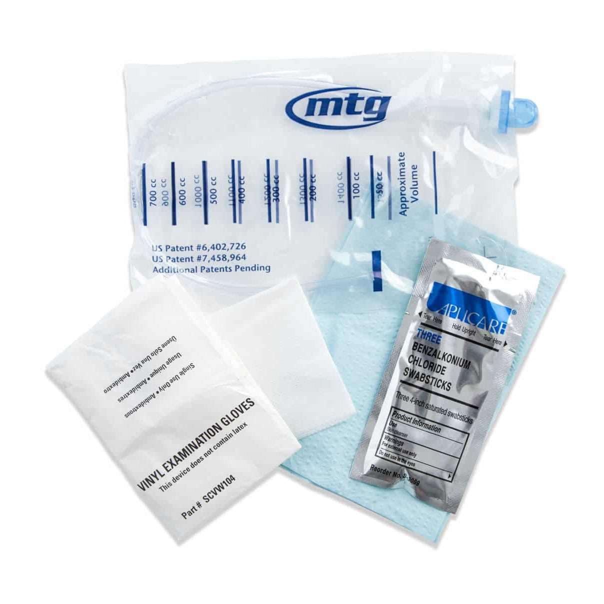 EZ-Advancer Soft Closed System Intermittent Catheter Kit, 14 Fr, 16" - Each - Image 1