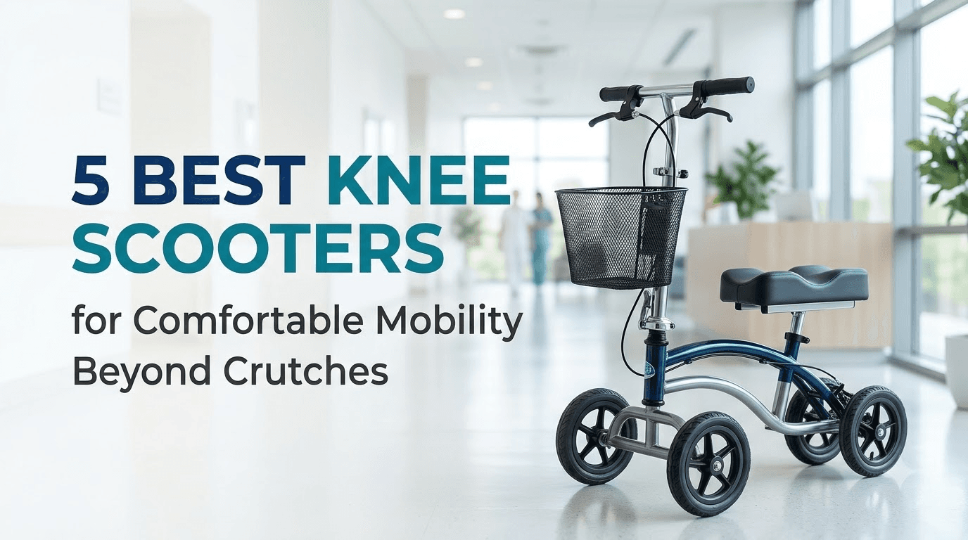 5 Knee Scooters for Comfortable Mobility Beyond Crutches
