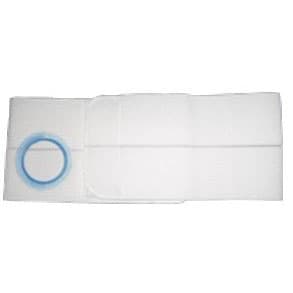 Nu-Hope 6" Regular Elastic Flat Panel Ostomy Support Belt, White - Image 1