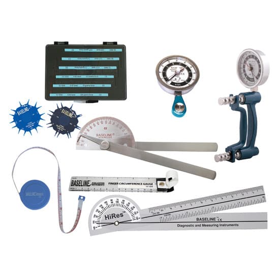 Baseline 8 Piece Hand Evaluation Set, Standard, Blue - Image 1