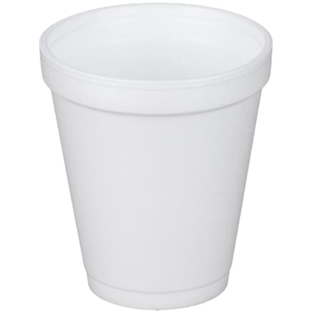 Dart Drinking Cup White Without Graduations Without Handle Hot and Cold, 8 oz. - Sleeve of 25 - Image 1