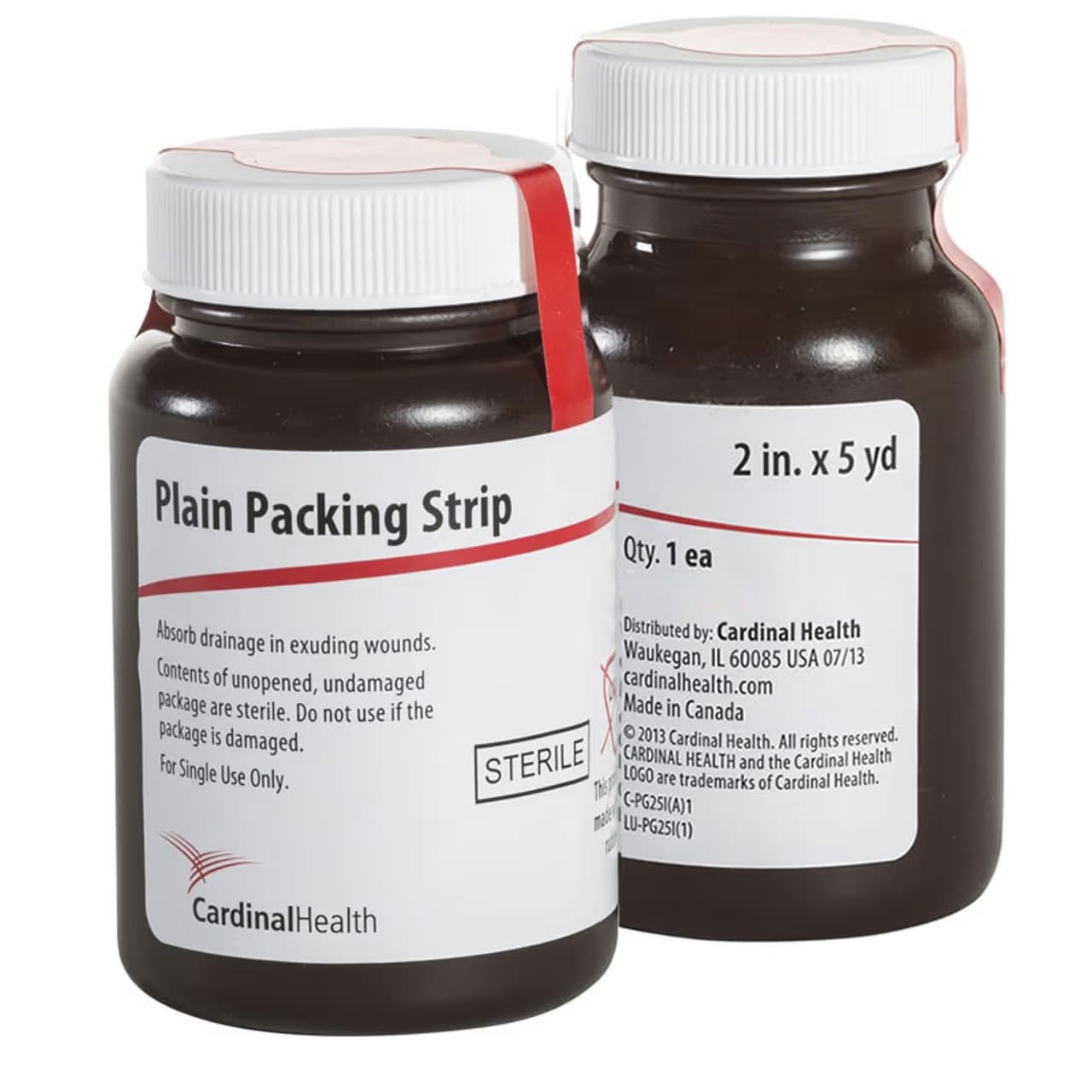 Cardinal Health Sterile Plain Packing Strip, 2 Inch x 5 Yard - Each - Image 1