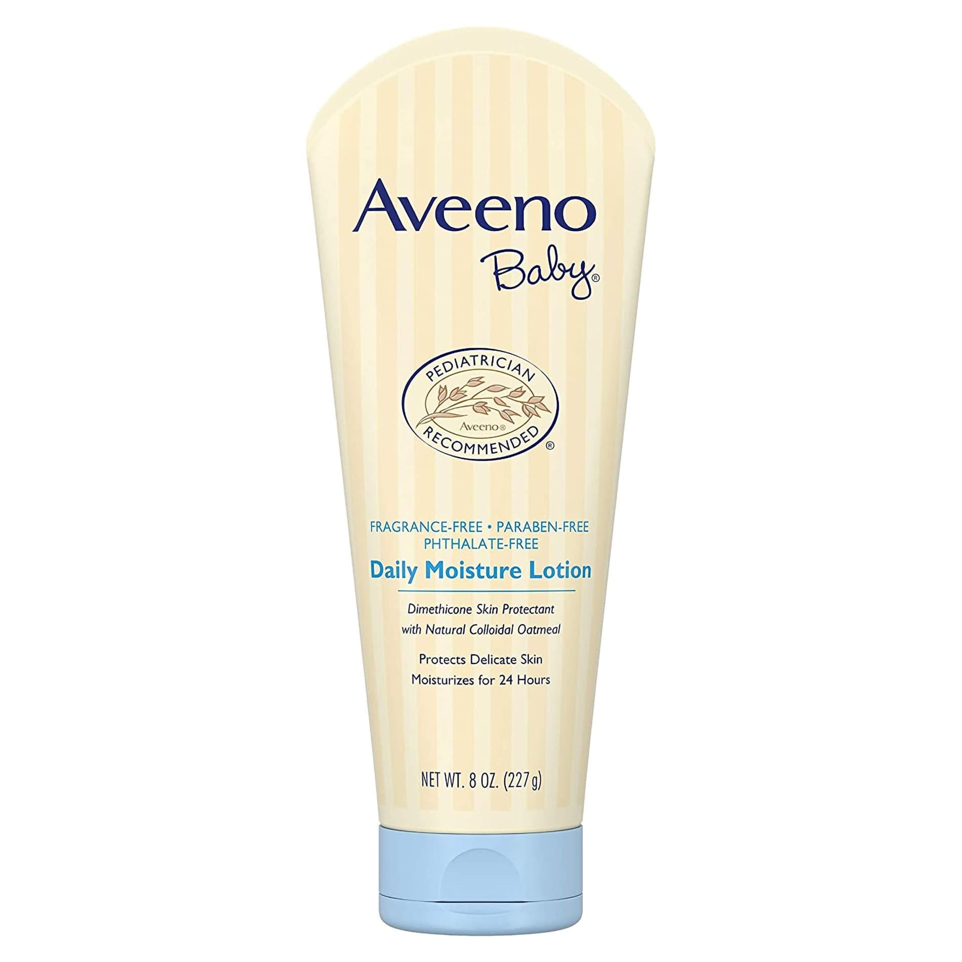 Aveeno Baby Daily Moisture Lotion, Unscented, 8 oz - Each - Image 1