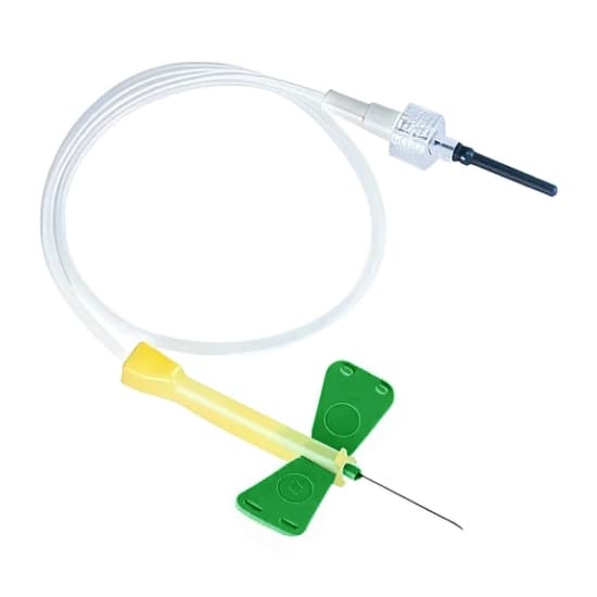 K-Shield Winged Blood Collection Set with Multi-Sample Luer Adapter, 21 Gauge - Case of 200 - Image 1