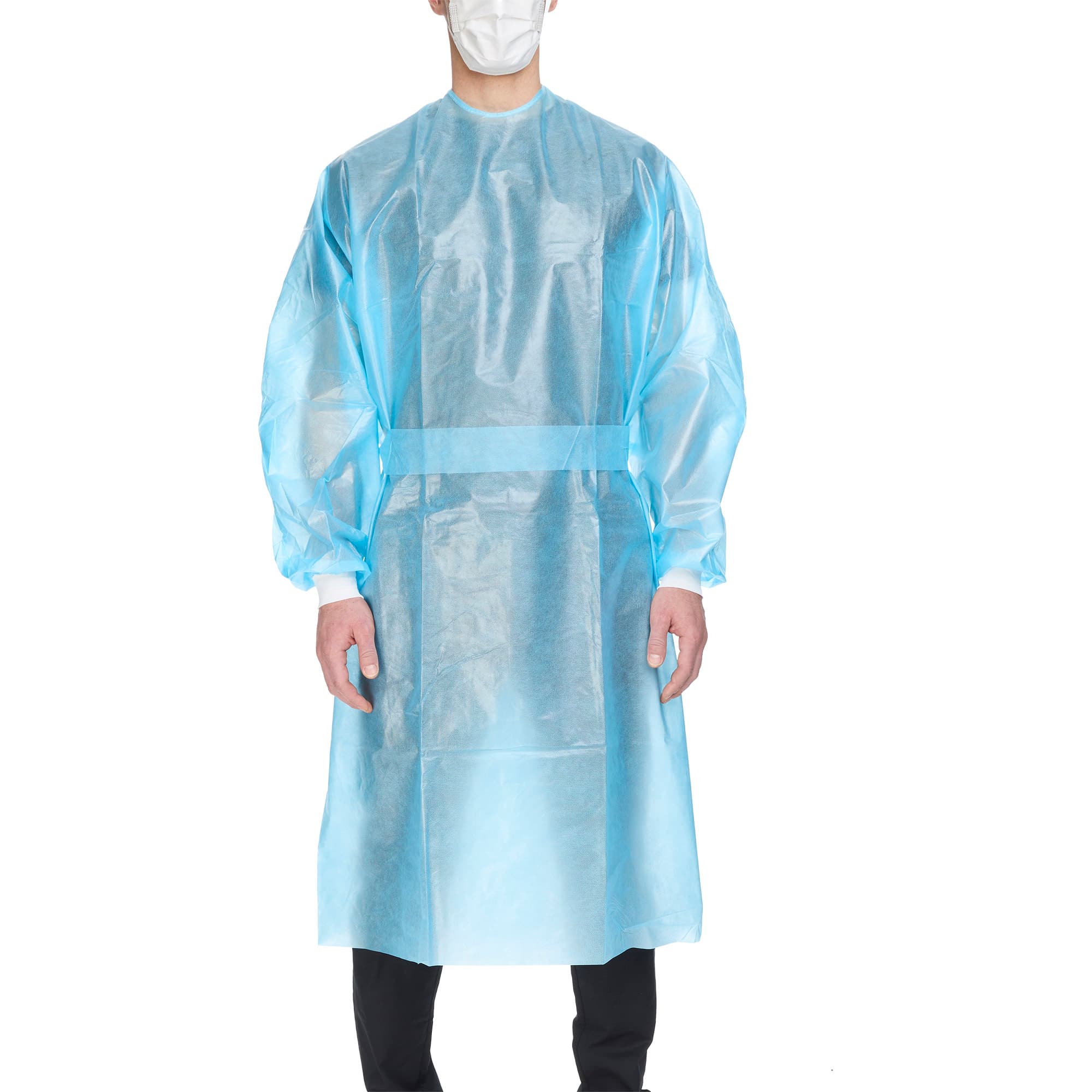 McKesson Chemotherapy Procedure Gown, X-Large - Bag of 10 - Image 1