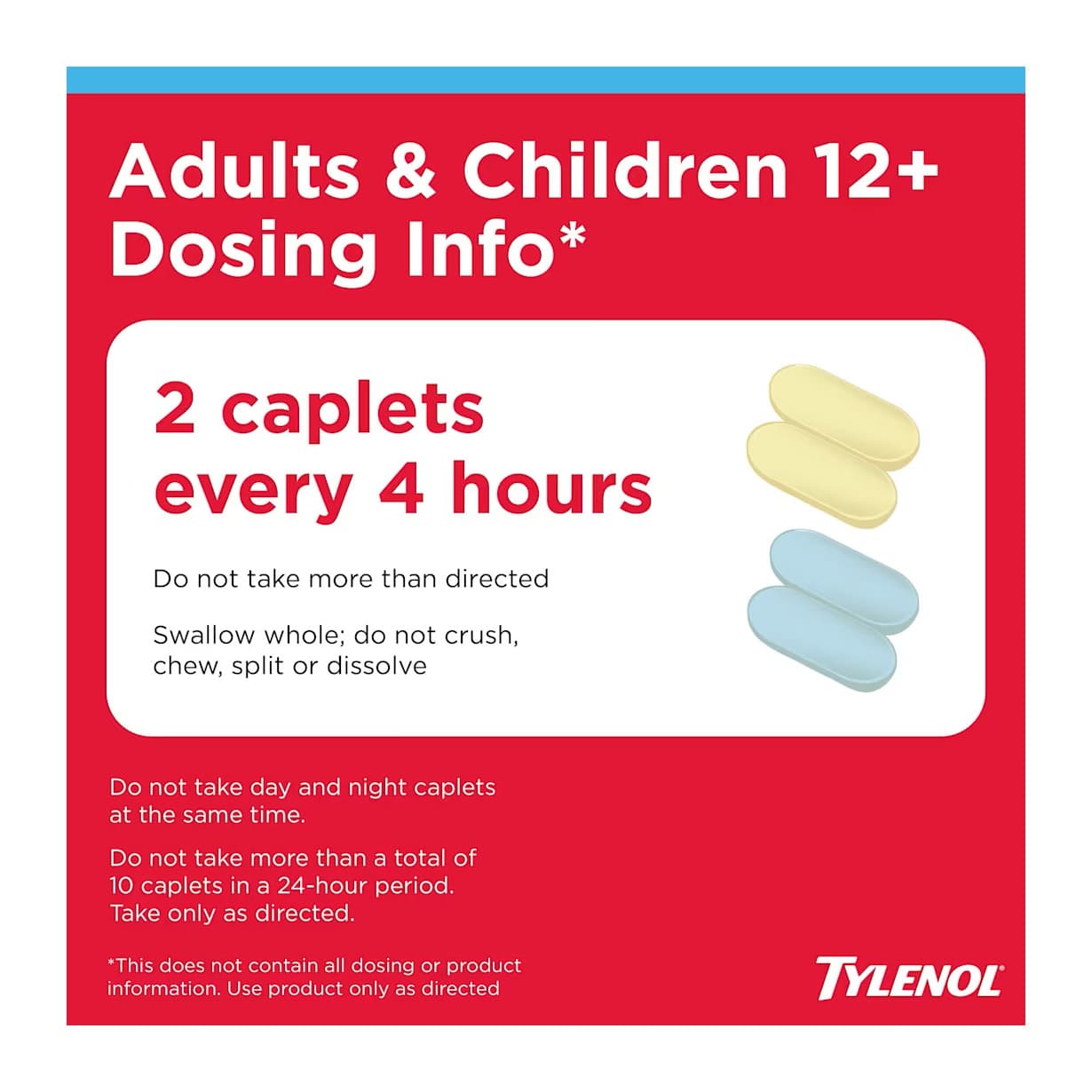 Tylenol Cold + Flu Severe Day & Night Caplets Combo Pack, 24 Count - Each - Image 3