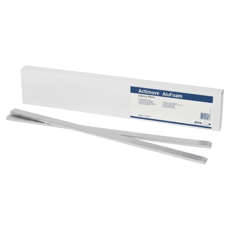 Actimove Alufoam Aluminium Finger Splint, 2.5cm x 50cm - Image 1