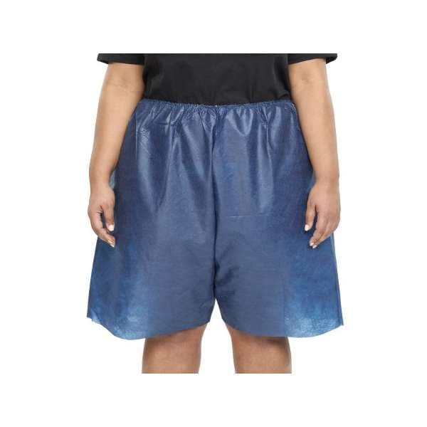 MediShorts Exam Shorts, Navy Blue, 2XLarge-3XLarge - Case of 50 - Image 1