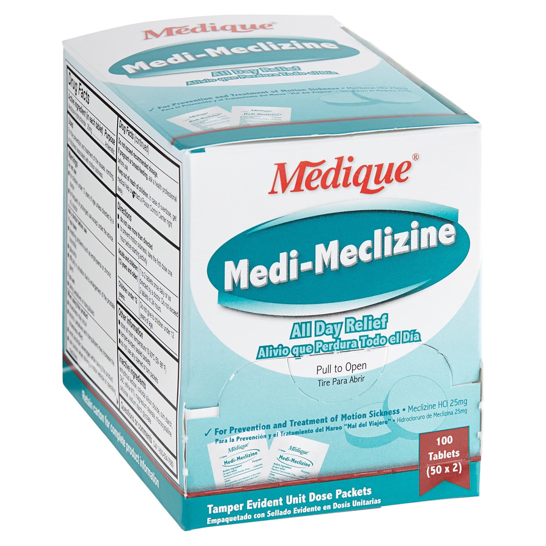 Medi-Meclizine Nausea Relief Tablet - Box of 50 - Image 1