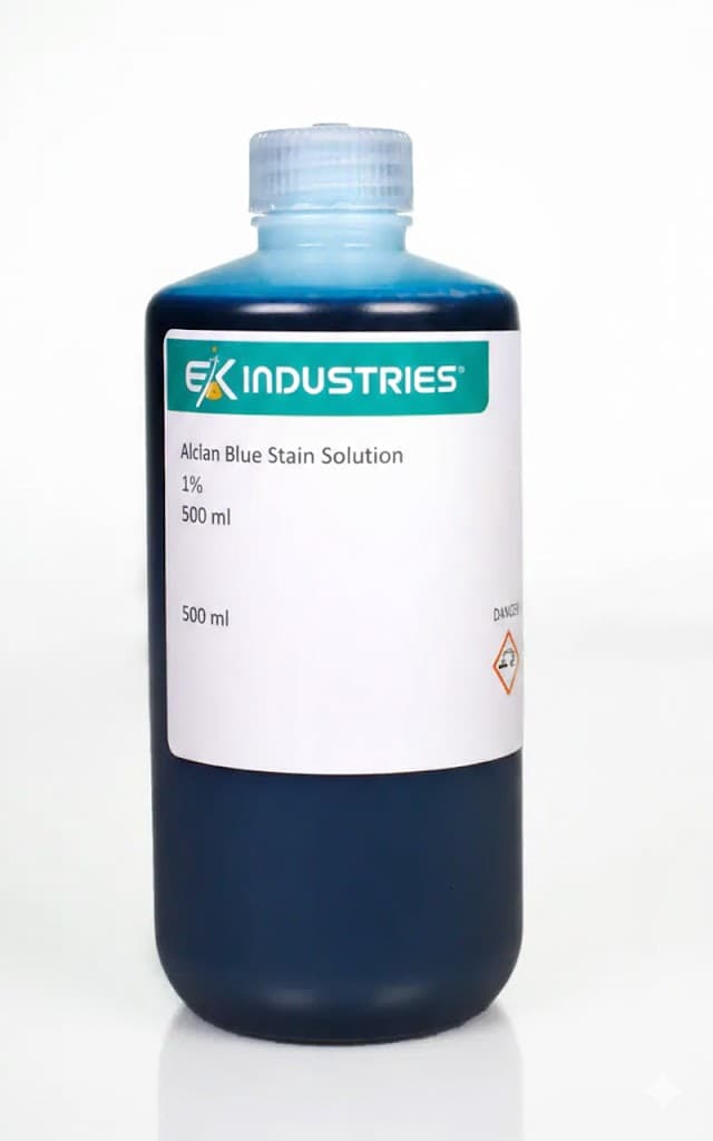 Alcian Blue Stain Solution 1%, pH 2.5, 500 ml - Each - Image 1
