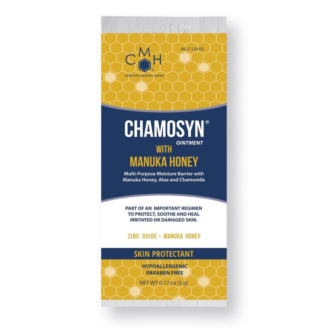 Chamosyn Skin Protectant Ointment with Manuka Honey, 5 Gram - Case of 576 - Image 1