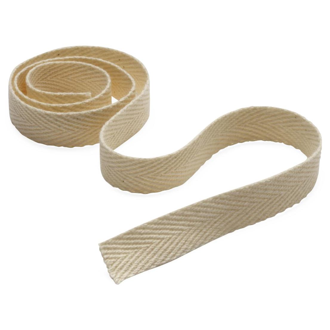 Medline 100% Cotton Unbleached Twill Tape, 0.5" x 72 yd. - Each - Image 1