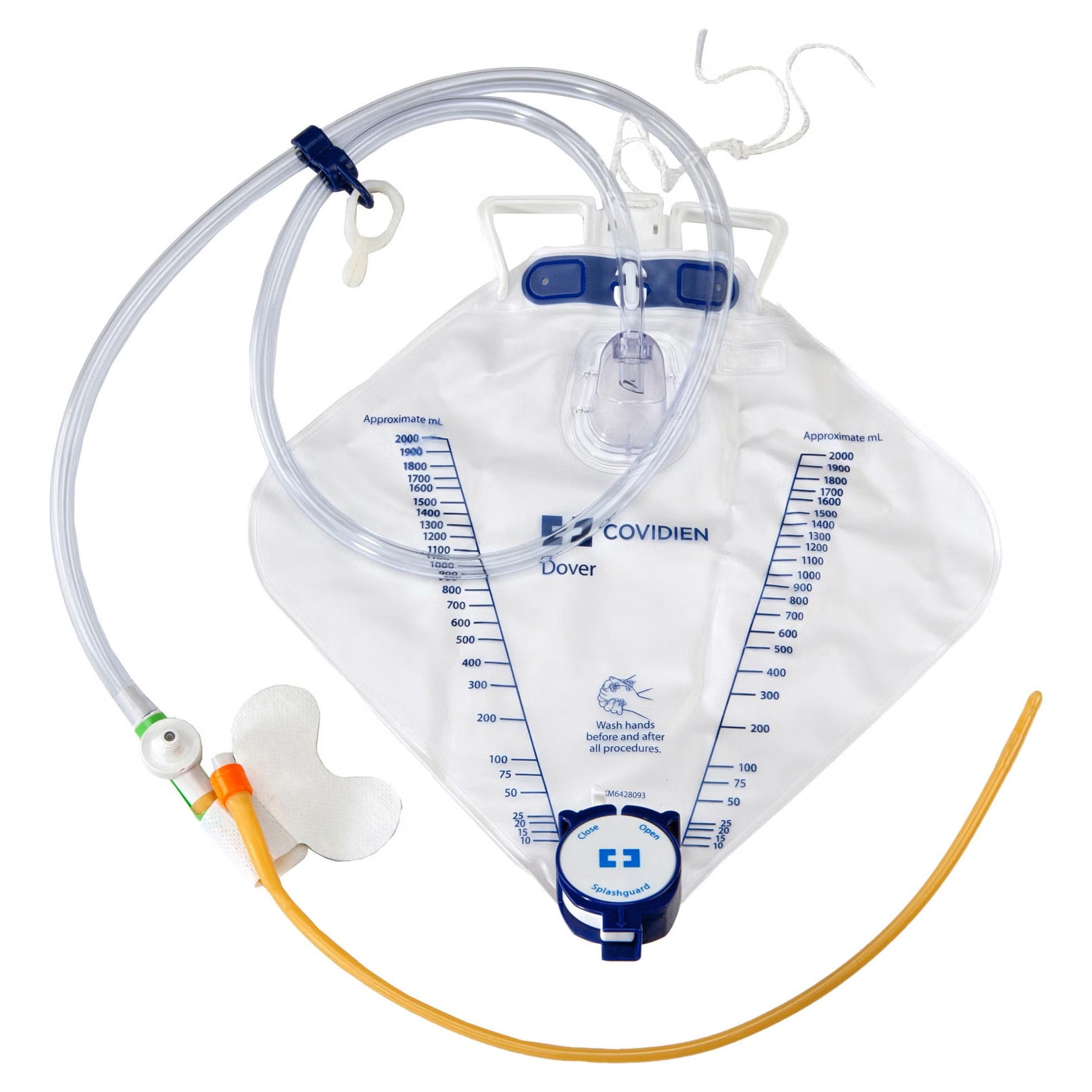 Dover Premium Latex Foley Drainage Bag Trays, 14 Fr - Case of 10 - Image 1