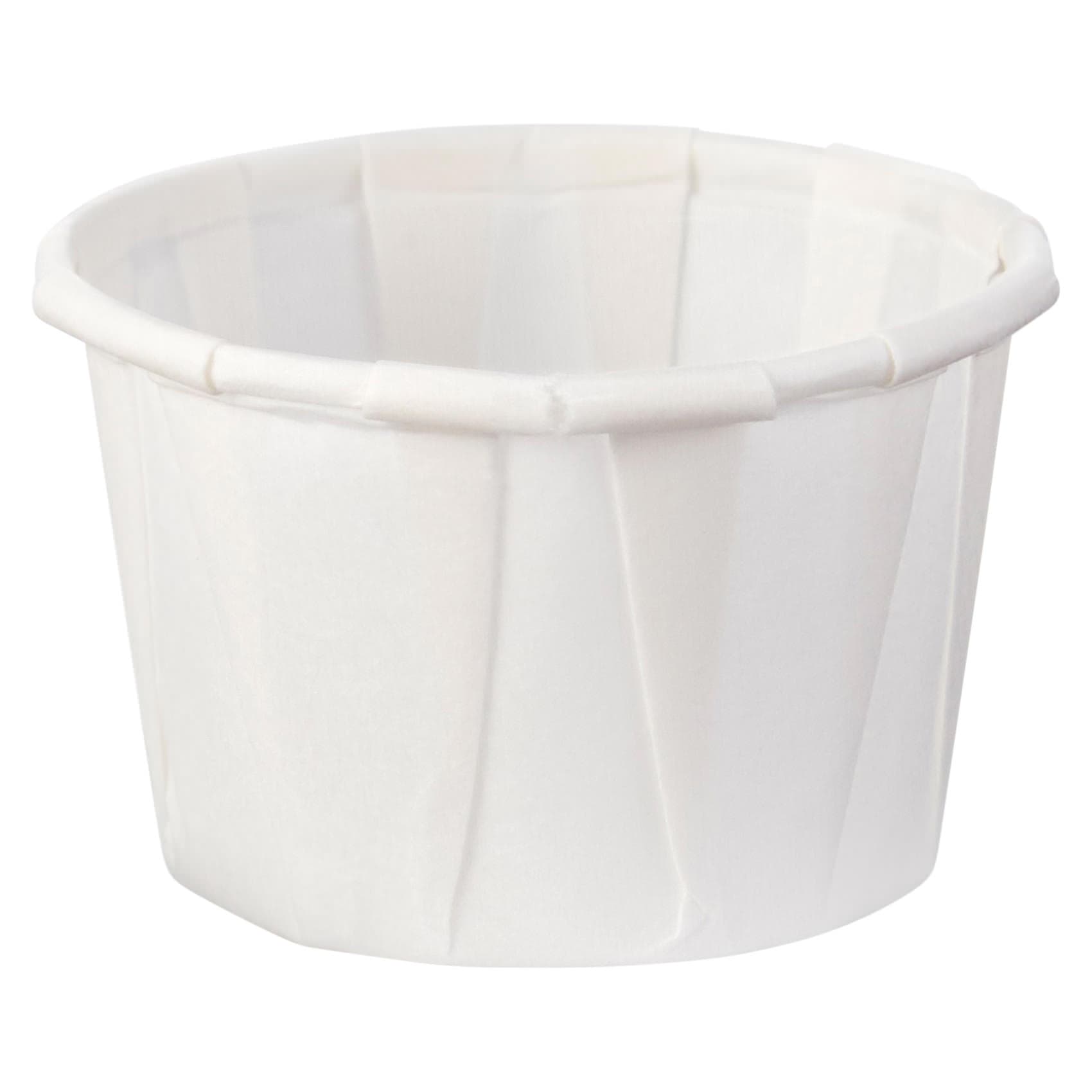 Solo Souffle Cup White Without Graduations Without Handle Hot and Cold