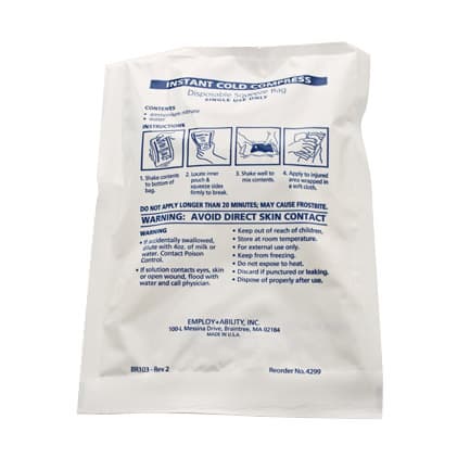 Relief Pak Instant cold compress, Standard, 6 x 9 Inch - Case of 12 - Image 1