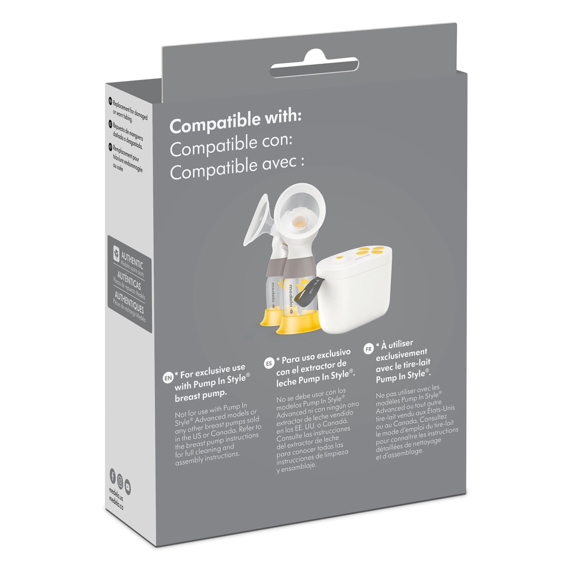 Medela Replacement Tubing For Medela Pump In Style with MaxFlow Breast Pumps - Image 2