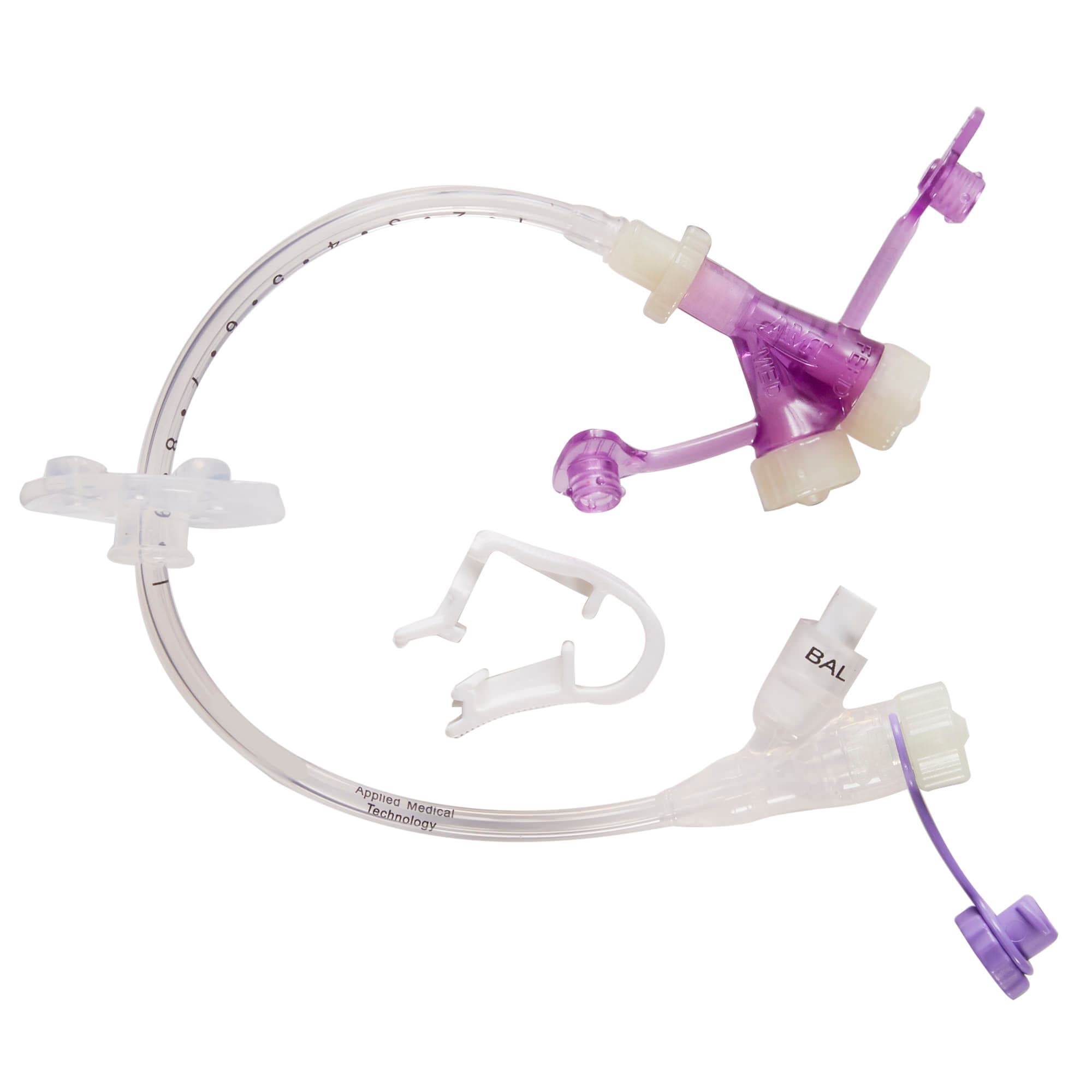 AMT ENFit Single Port Silicone Balloon Gastrostomy Feeding Tube, 16 Fr - Each - Image 1