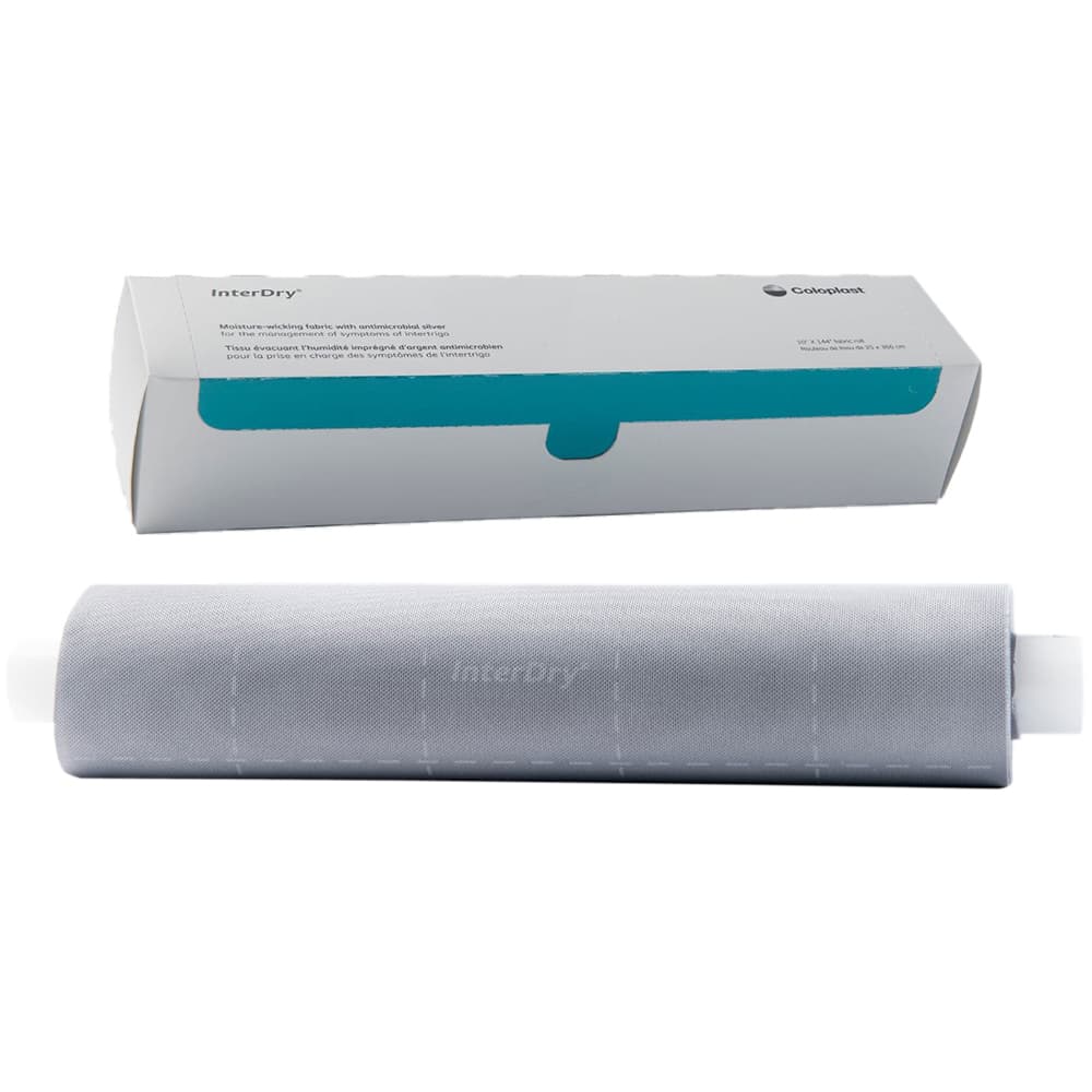 InterDry Moisture Wicking Fabric with Antimicrobial Silver, 10 X 144 Inch - Image 1