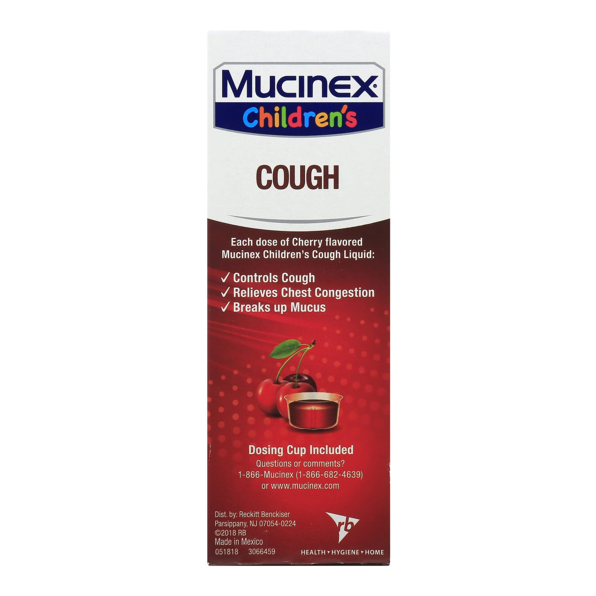 Mucinex Children's Cough Liquid, Cherry Flavor, 4 oz - Each - Image 2