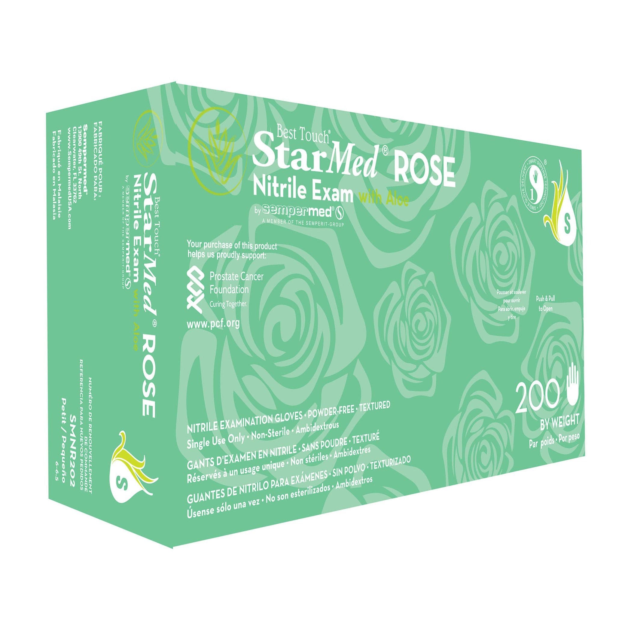 Sempermed Starmed Rose Nitrile Exam Gloves - Image 2