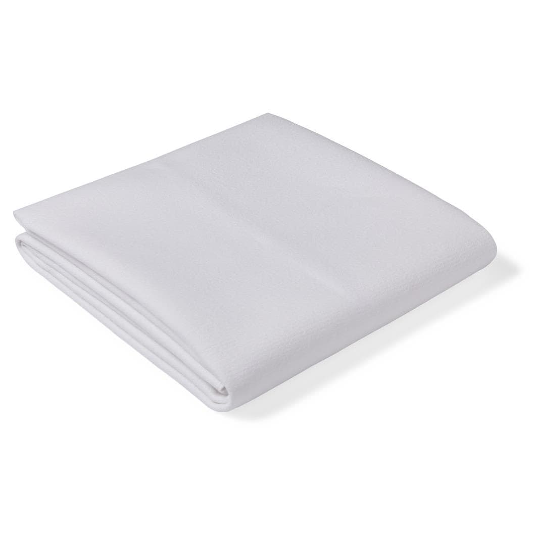 Medline Unbleached Blended Mattress Pad, 36" × 76" - Dozen of 12 - Image 2