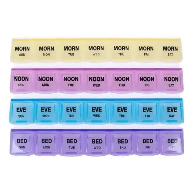 Mediplanner Pill Organizer, 1-1/4 x 5-3/4 x 9-1/4 Inch - Image 2