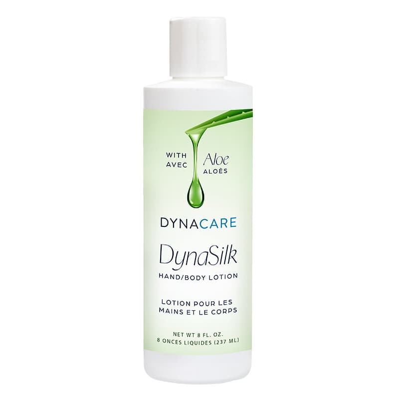 Dynarex DynaSilk with Aloe Hand and Body Lotion, Fresh Scent, 8 oz - Case of 48 - Image 1