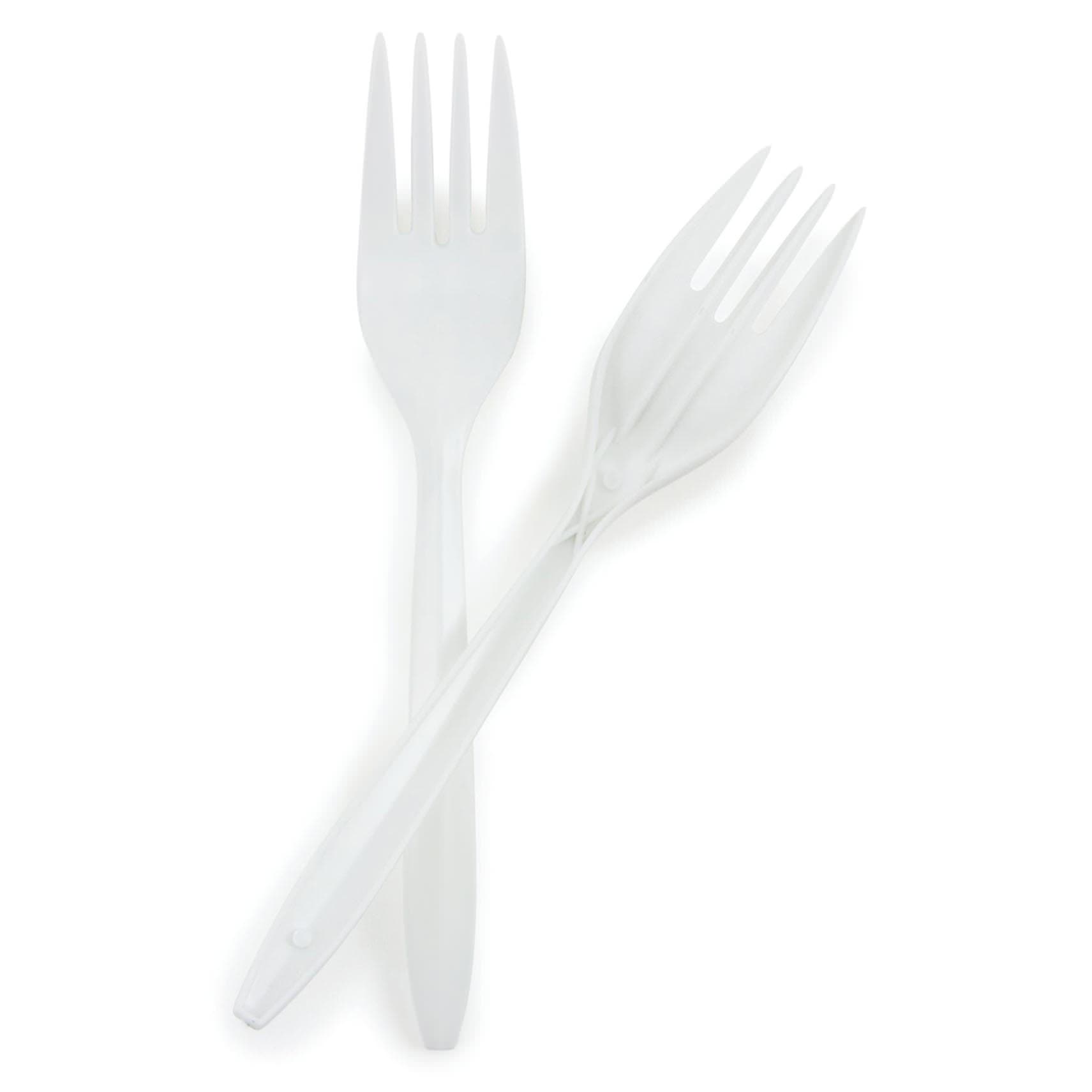 McKesson Fork White 5-3/4 Inch Length Disposable