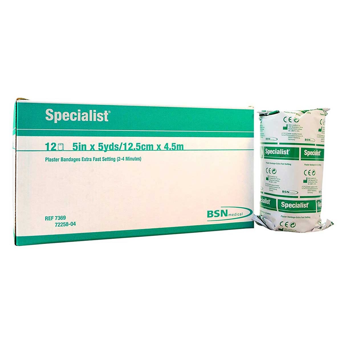 Specialist Extra-Fast Plaster Bandages, 5 Inch x 15 Foot - 1 Dozen - Image 1