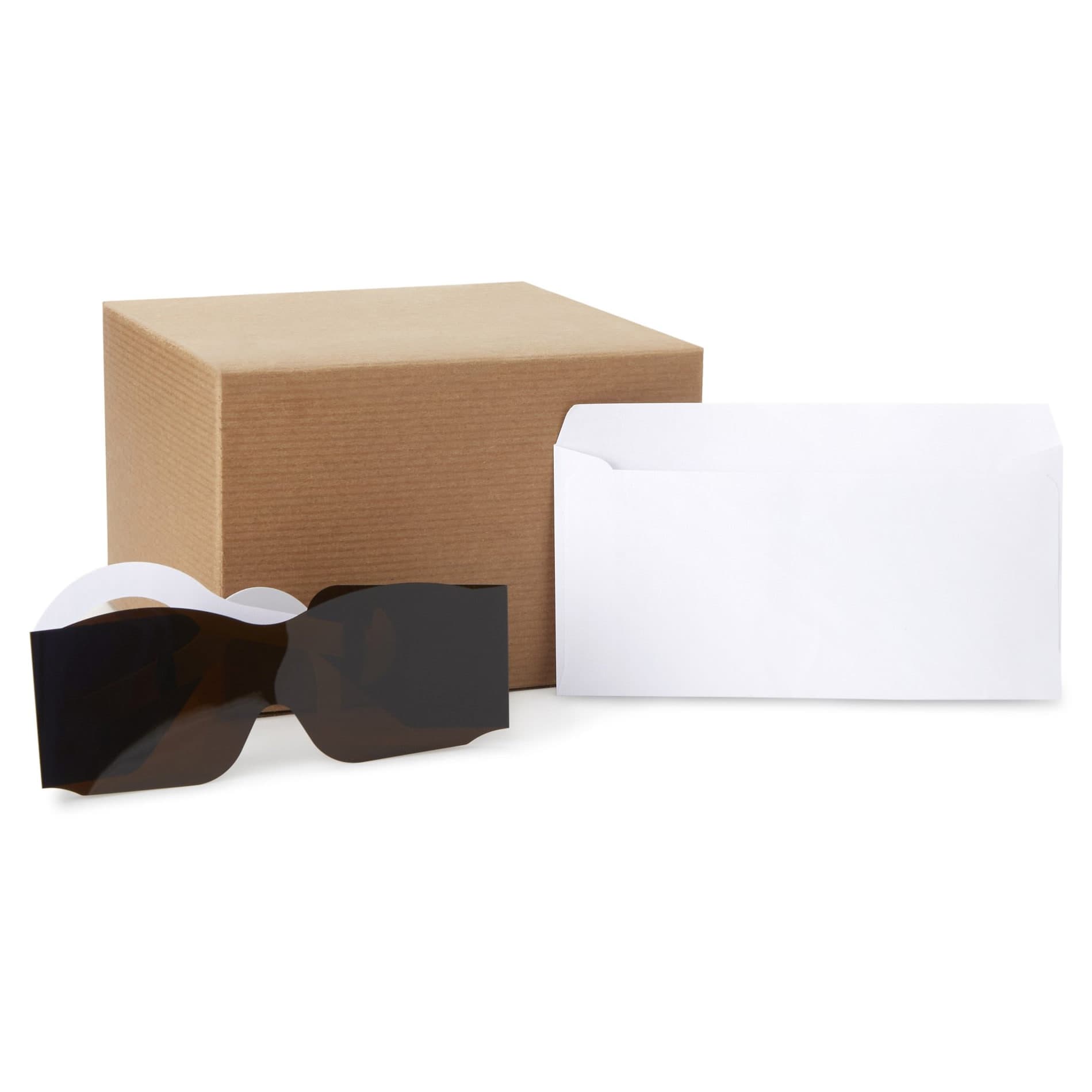 Easy Eyes Post Mydriatic Glasses Tinted Film Lens Over Ear One Size - Box of 100 - Image 1