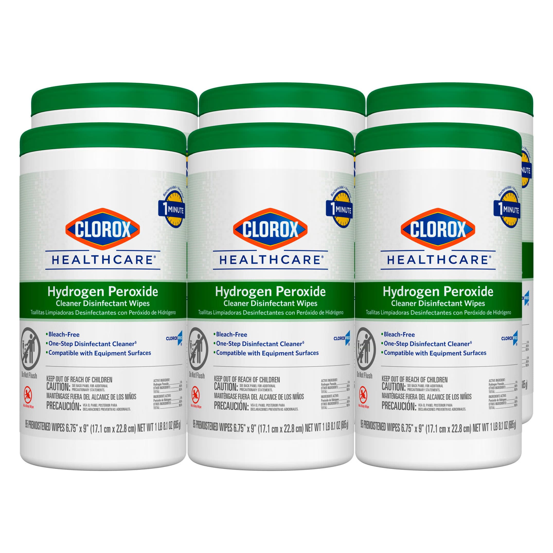 Clorox Healthcare Surface Disinfectant Cleaner Wipe - Image 3