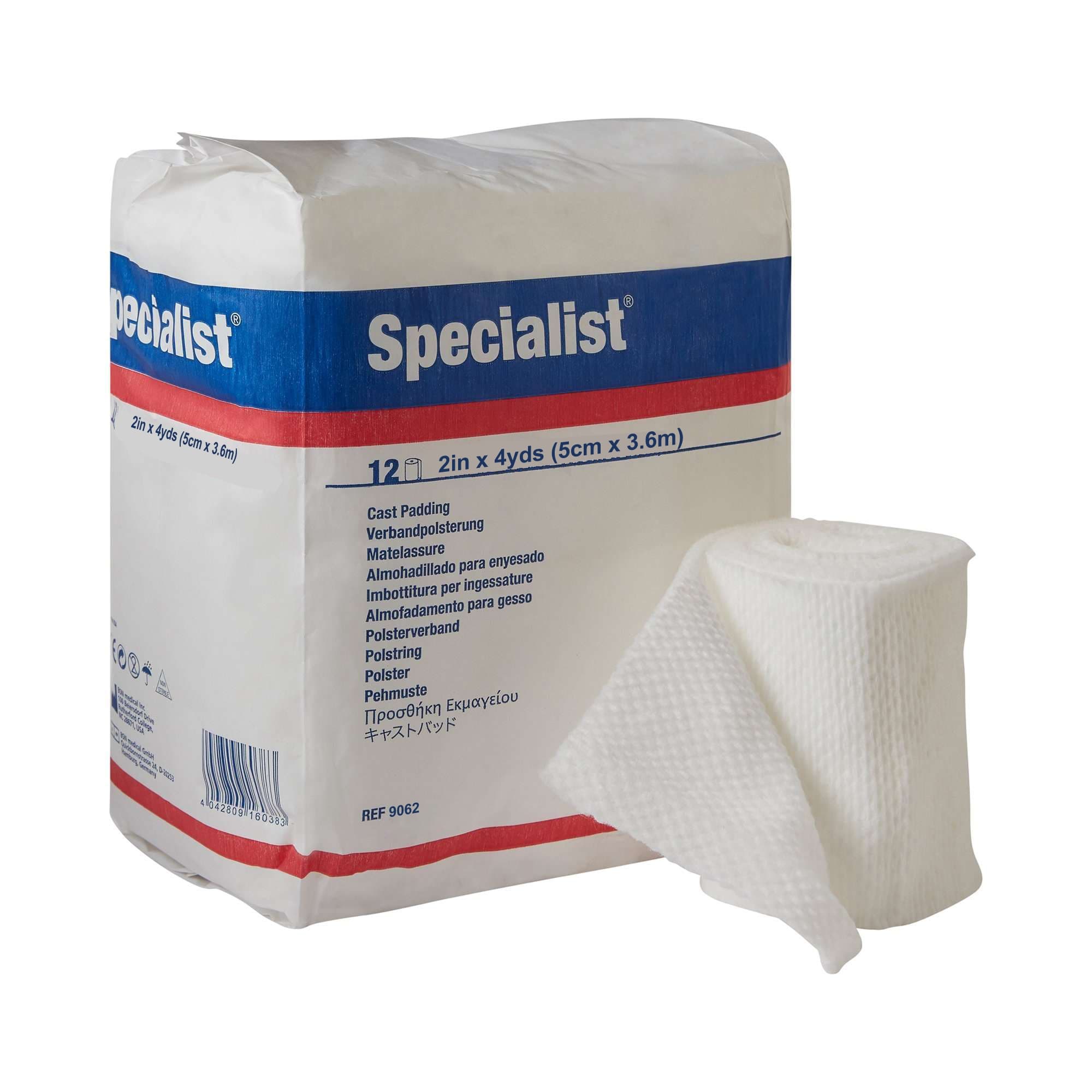 Specialist Cotton Blend Cast Padding, 2 Inch x 4 Yard - Case of 144 - Image 1
