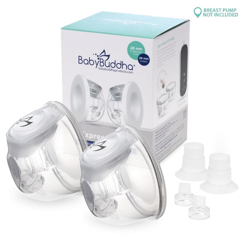 BabyBuddha Hands Free Expression Cups, 28mm/26mm - Case of 20 - Image 1