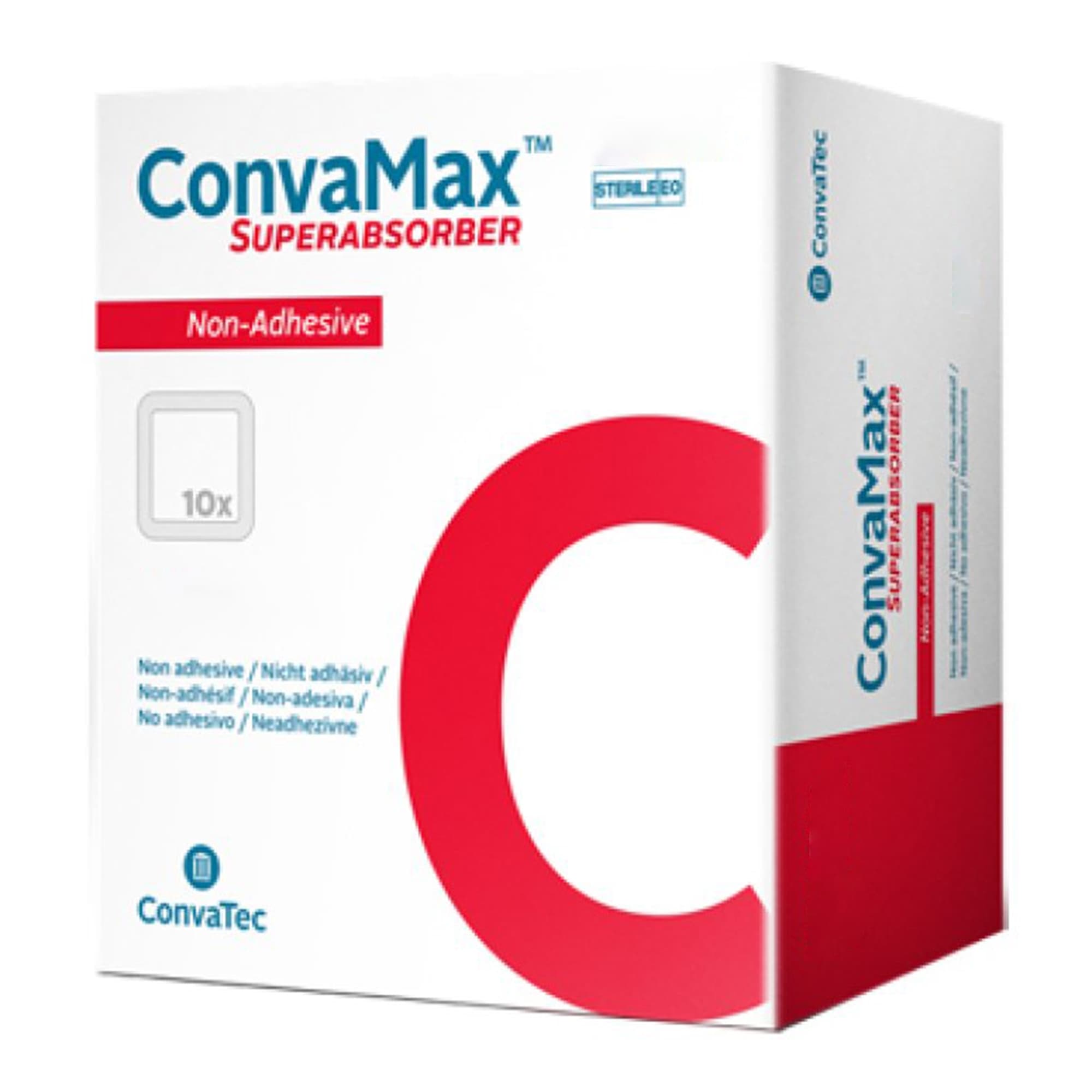 ConvaTec ConvaMax Superabsorber Non-Adhesive Wound Dressing, 8 x 12 Inch - Box of 10 - Image 1