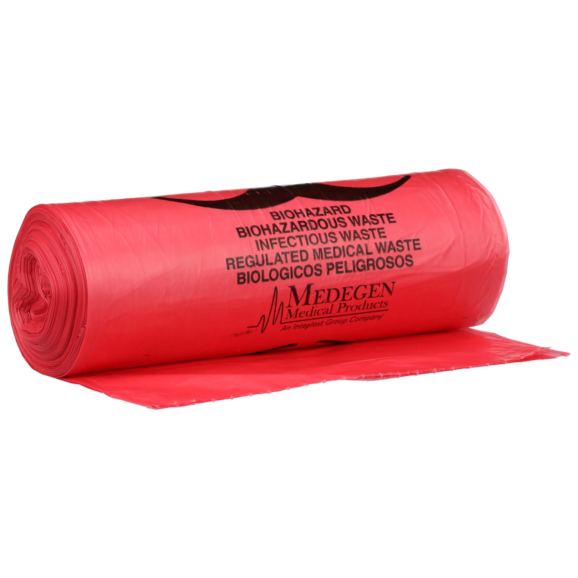 McKesson Red Infectious Waste Bag, 30 to 33 gallon, 33 x 40 Inch - Case of 250 - Image 1